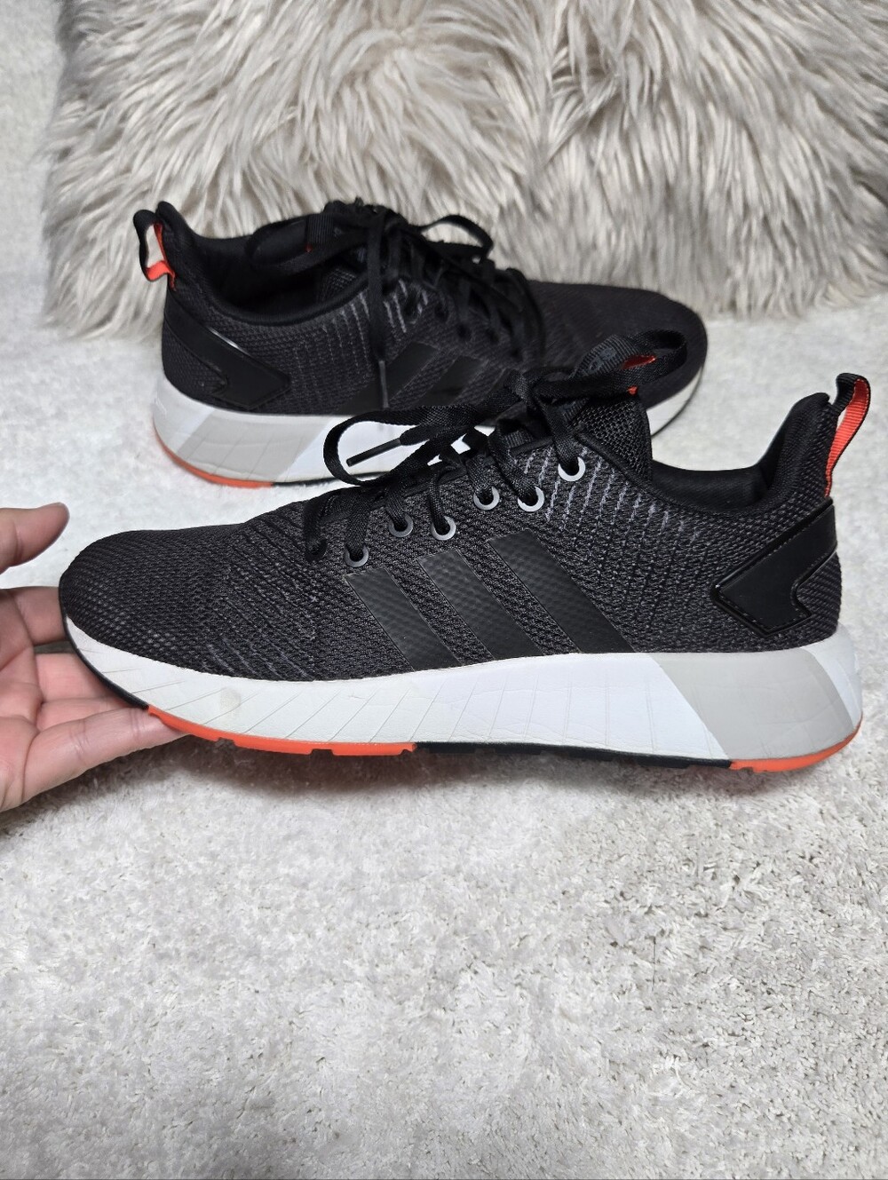 Men’s Adidas Questar BYD Lightweight Running Shoes Black Size 8.5